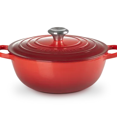 Le Creuset - Brytfanna żeliwna La Marmite 26 cm Wiśniowy