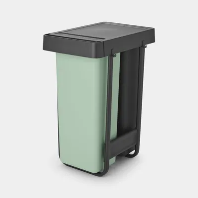 Brabantia - Kosz Szafkowy Sort & Go 2 x 30 l Dark Grey