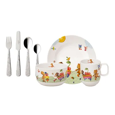 Villeroy&Boch - Zestaw 7 el. dla dzieci Hungry as a Bear