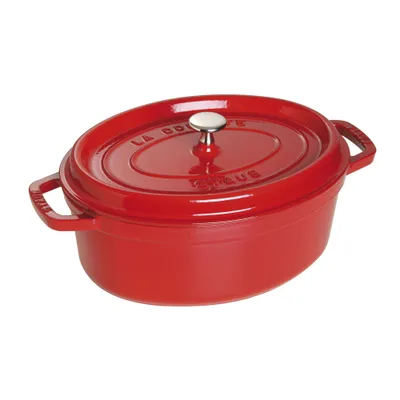 Staub - Garnek żeliwny owalny La Cocotte 4,2 L Czerwony