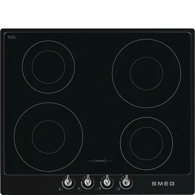 Smeg - Płyta indukcyjna Victoria SI964NM Czarna