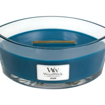 WoodWick - Świeca HeartWick Denim 60h