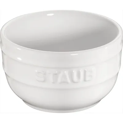 Staub - Mini ramekin okrągły Xs - Minis 2 szt. 200 ml biały