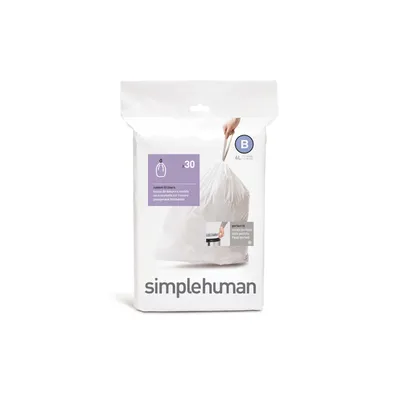 Simplehuman - Worki na śmieci 30 szt. - rozm. B 6L