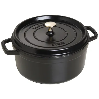 Staub - Garnek żeliwny okrągły La Cocotte 5,2 L Czarny