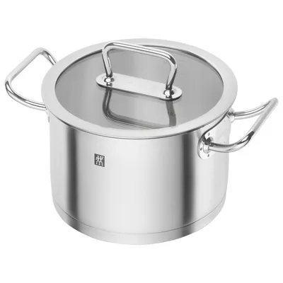 Zwilling - Garnek wysoki z pokrywką szklaną Pro 3,5 L