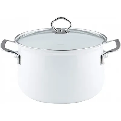 Riess - Garnek z pokrywą 6 l 24 cm Arcticweiss