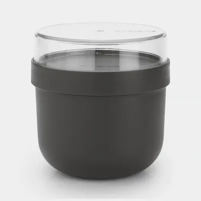 Brabantia - Miska śniadaniowa Make & Take 0,5 l Dark Grey