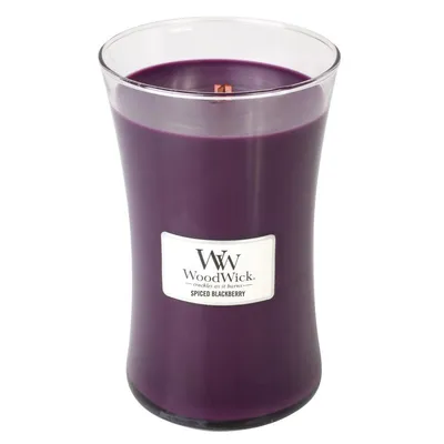 WoodWick - Świeca Duża Spiced Blackberry 120h