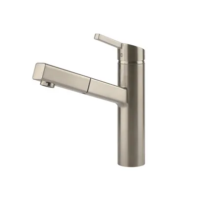 Gessi - Bateria kuchenna Thalium wyciągana wylewka 60533 Finox (Nikiel szczotkowany)