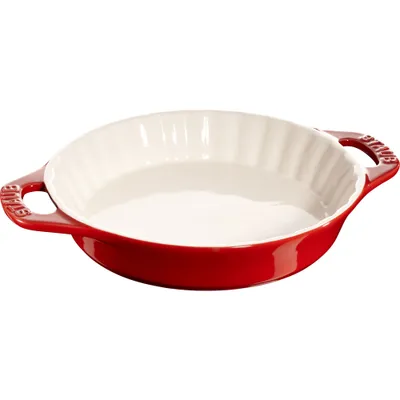 Staub - Okrągły półmisek ceramiczny do ciast Cooking 1,2 L Czerwony