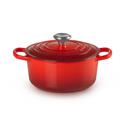 Le Creuset - Okrągła Brytfanna 18 cm SIGNATURE wiśnia