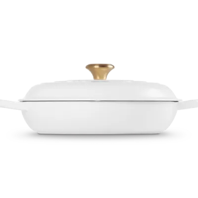 Le Creuset - Profesjonalny garnek Gourmet 30 cm biały