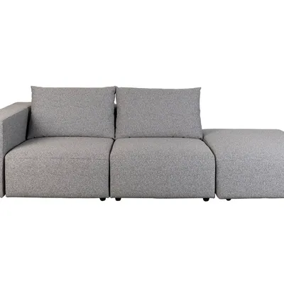 Zuiver - Sofa zewnętrzna BREEZE 3-osobowa lewa (szary)