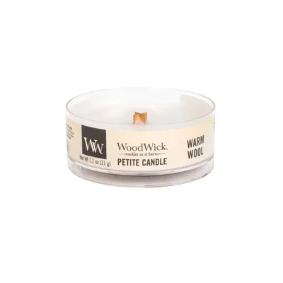 WoodWick - Świeca Petite Warm Wool 15h