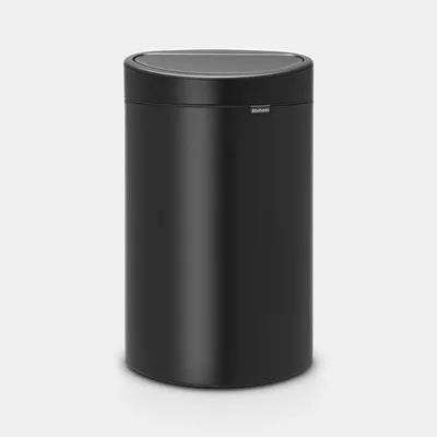 Brabantia - Kosz dotykowy TOUCH BIN NEW 40L Czarny Matowy