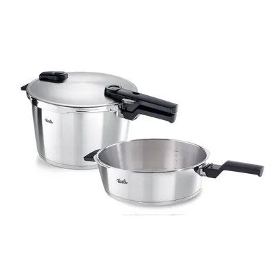 Fissler - Szybkowar 8l + Patelnia Ciśnieniowa 4l Vitaquick® Premium