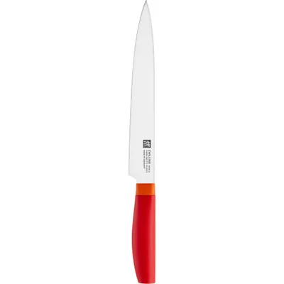 Zwilling - Nóż do wędlin Now S - 18 cm czerwony