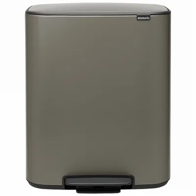 Brabantia - Kosz pedałowy Bo 2x30L Platynowy