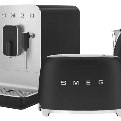 Smeg - Zestaw BCC02BLMEU + TSF01BLMEU + KLF03BLMEU + CJF01BLMEU