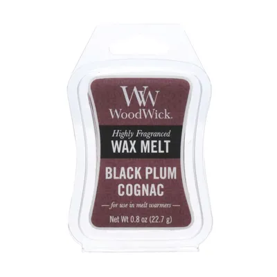 WoodWick - Wosk zapachowy Black Plum & Cognac 10h