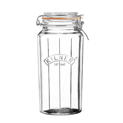 Kilner - Słoik 1,8L Facetted Clip Top Jar