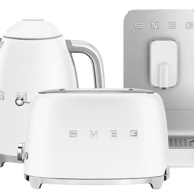 Smeg - Zestaw BCC11WHMEU + TSF01WHMEU + KLF03WHMEU