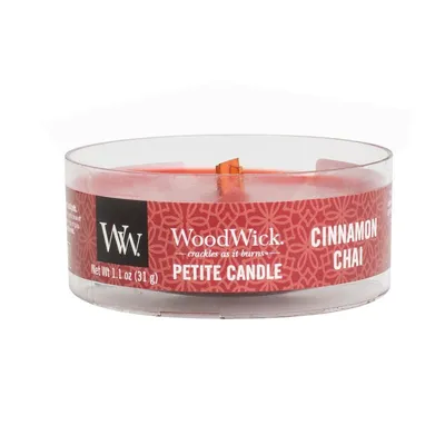 WoodWick - Świeca Petite Cinnamon Chai 15h