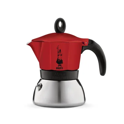 Bialetti - Kawiarka Moka Induction 150ml Czerwona