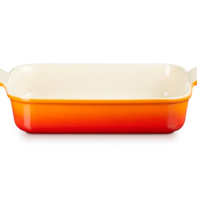 Le Creuset - Prostokątna forma do zapiekania kamionka 32 cm płomienny