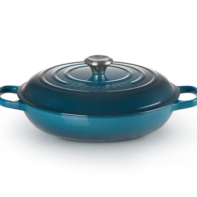 Le Creuset - Profesjonalny garnek Gourmet 30 cm Deep teal