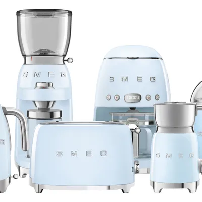 Smeg - Zestaw DCF02PBEU + TSF01PBEU + KLF04PBEU + MFF11PBEU + CJF01PBEU + CGF01PBEU