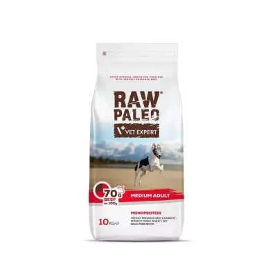 Vetexpert Raw Paleo Beef Adult Medium 10kg