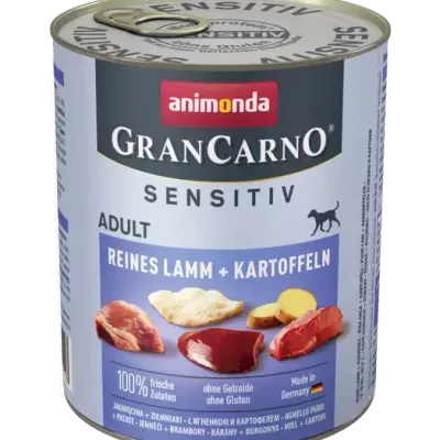 Animonda GranCarno Sensitiv Adult Dog Jagnięcina I Ziemniaki 800g