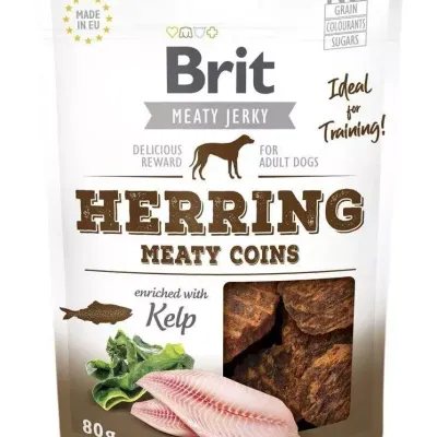 Brit Jerky Snack Herring Meaty Coins 80g