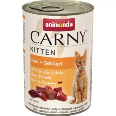 Animonda Cat Carny Kitten Wołowina I Drób 400g