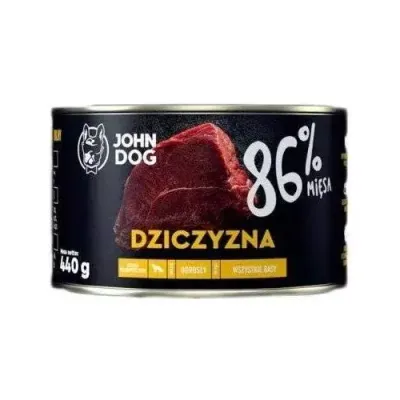 John Dog Dziczyzna 410g