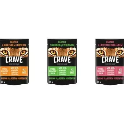 Crave Wielkie Testowanie Saszetka 85g