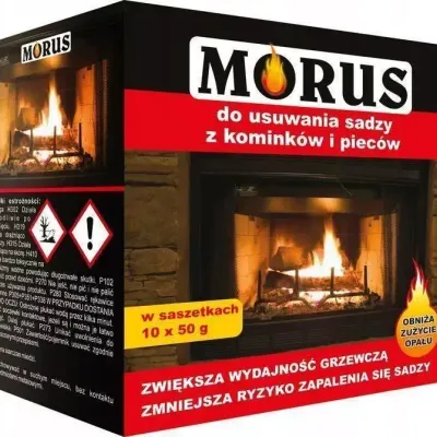 Bros Morus Proszek Do Usuwania Sadzy Z Kominków I Pieców 10x50g