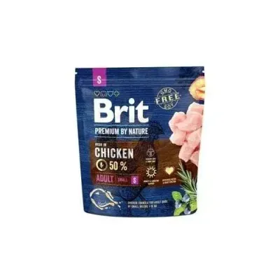 Brit Premium By Nature Adult S Z Kurczakiem 1kg