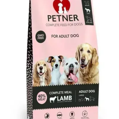 PETNER Adult Large Breeds Z Jagnięciną 12kg