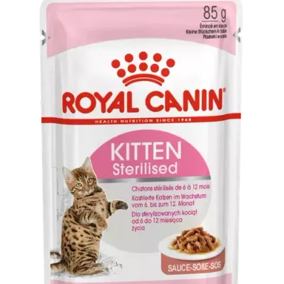 ROYAL CANIN Kitten Sterilised Sauce 12x85g