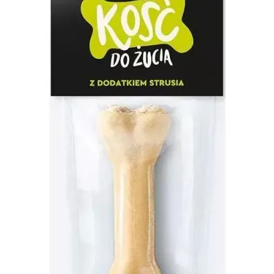 John Dog Kość Do Żucia Z Dodatkiem Strusia 12cm