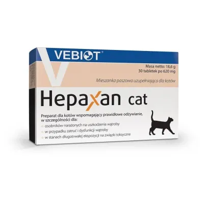 Nutrifarm Sp. Z O.o. Vebiot Hepaxan Cat 30 Tabletek