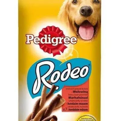 Pedigree Rodeo Przysmak Dla Psów Powyżej 4 Miesiąca Życia Z Wołowiną 2x122g