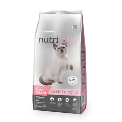 Nutrilove Sterile Cat Chicken 1,4kg