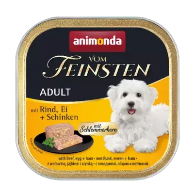 Animonda Dog Vom Feinsten Adult Wołowina, Jaja I Szynka 150g