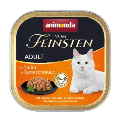 Animonda Cat Vom Feinsten Adult Kurczak W Sosie Marchewkowym 100g