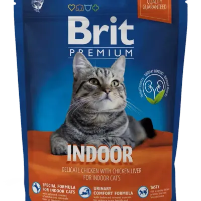 Brit Premium Indoor Cat Z Kurczakiem 1,5kg