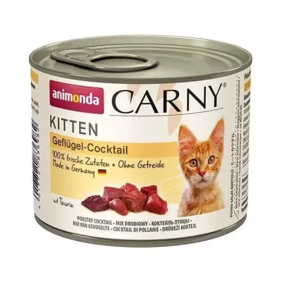 Animonda Cat Carny Kitten Koktajl Drobiowy 200g